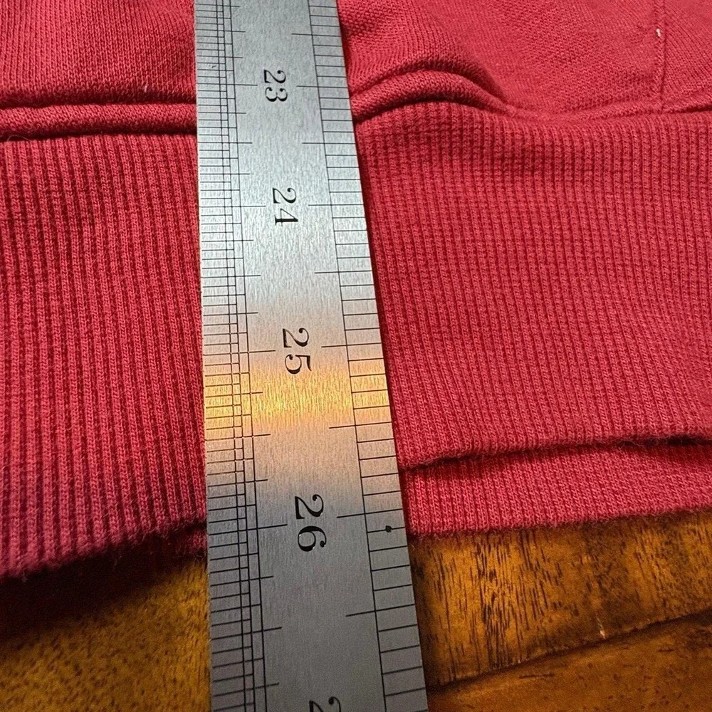 True Religion Red Zip Hoodie Guitar Graphic Large